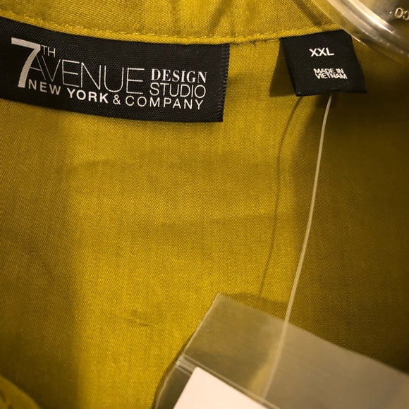 New plus size  New york and company 7th avenue design studio shirt size xxl - Picture 4 of 10